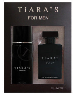 Tiara's Black For Men Edt Spray 100 Ml & Deodorant Spray 150 Ml – 1 Stück