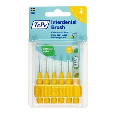 Tepe Original Gelb 0,7 Mm – Interdentalbürsten 6 Stück