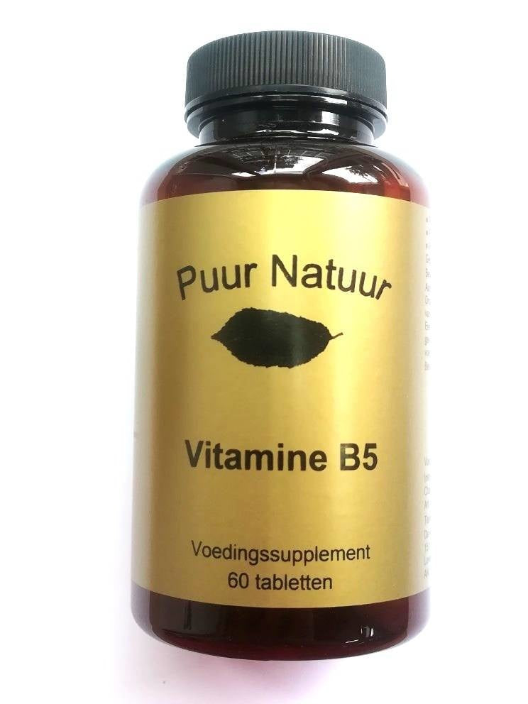 Puur Natur Vitamin B5 – 60 Tabletten