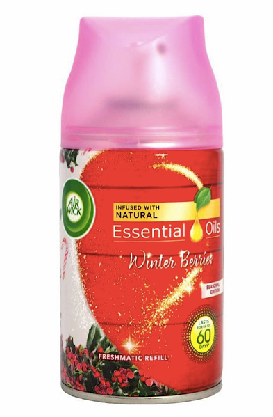 Airwick Freshmatic Nachfüllung Winterbeeren Ätherisches Öl 250 Ml