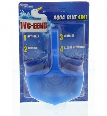 Wc-eend Toilettenblock - Aqua Blue 4 In 1 40gr