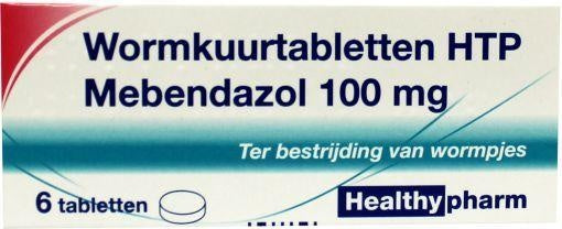 Healthypharm Mebendazol/wurmkur 6 Stück