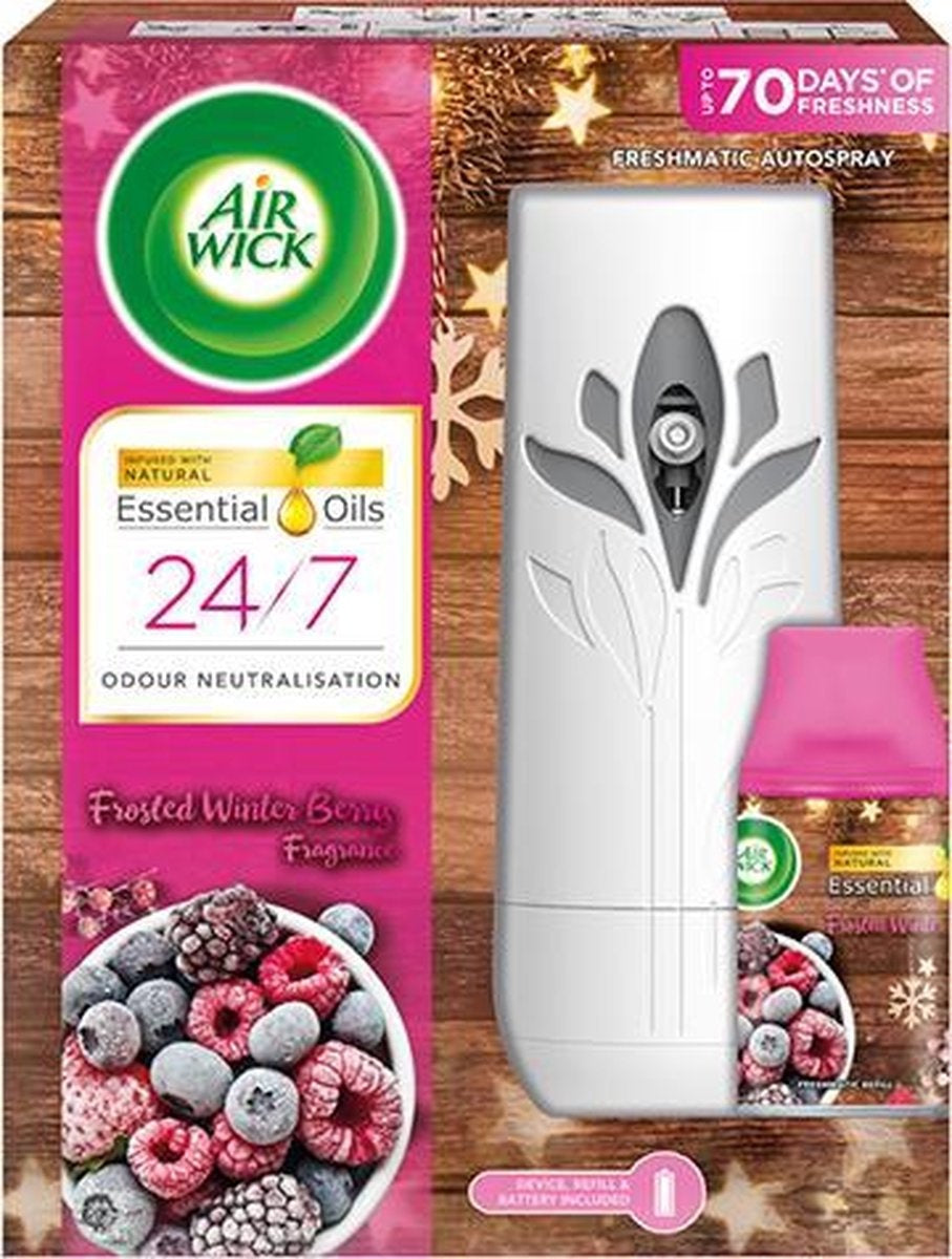 Airwick Frosted Winter Berry Freshmatic – Gerät Und Nachfüllung