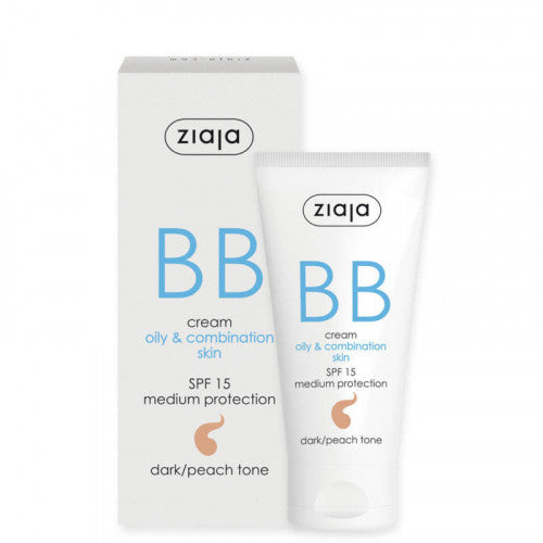 Ziaja Bb-creme – Lsf 15, Dunkler/pirsichfarbener Ton, 50 Ml