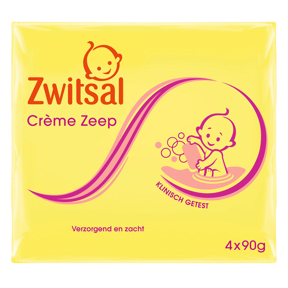 Zwitsal - Cremeseife 4x90 Gramm