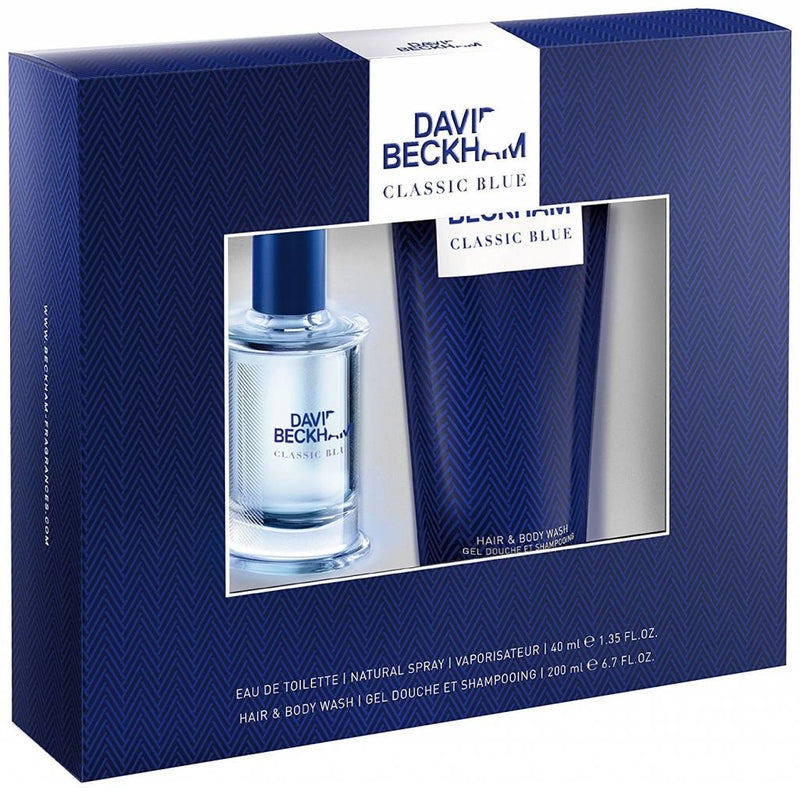 David Beckham Blue Edt Spray 40 Ml & Showergel -1 Stuks