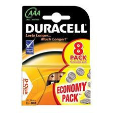 Duracell Aaa 1.5 V Alkaline Lr03 - 8 Batterijen Tijdelijk Niet Leverbaar!!!!!