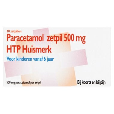 Htp Paracetamol Zetpil 500mg - 10 Sup