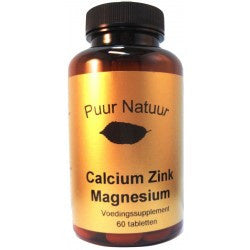 Puur Natuur Calcium/Zink/Magnesium - 60 Capsules
