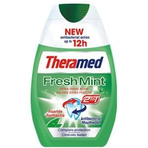Theramed Tandpasta 2in1 Fresh Mint - 75 Ml