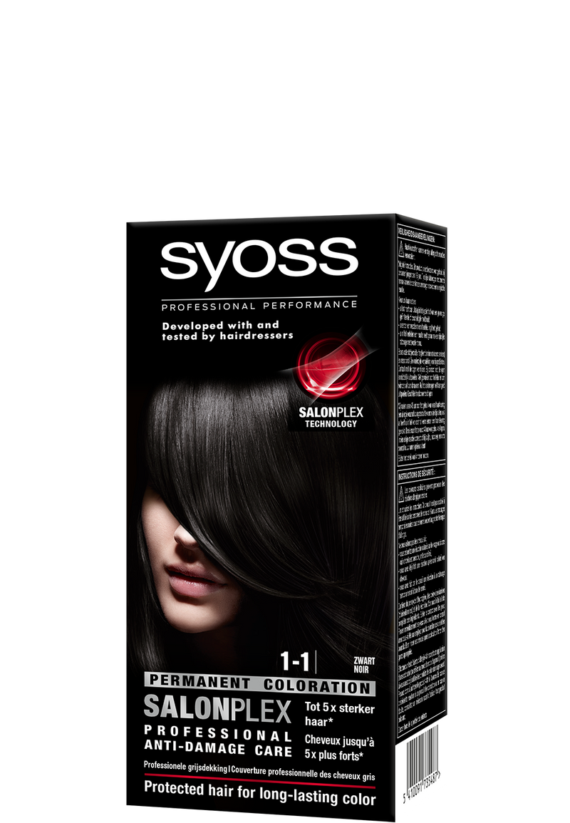 Syoss Colors Haarverf Zwart 1-1