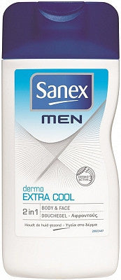 Sanex For Men Showergel Extra Cool - 250 Ml