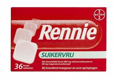 Rennie Suikervrij - 36 Tabletten