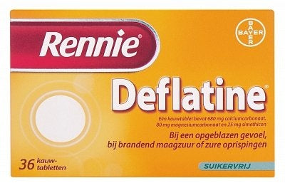 Rennie Deflatine - 18 Tabletten