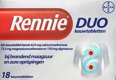 Rennie Duo - 18 Tabletten