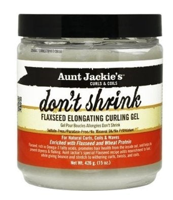Aunt Jackie's Dont Shrink Flaxseed Elongating Curling Gel 426 Gram