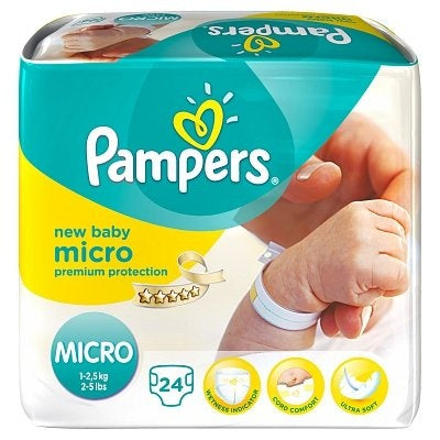 Pampers New Baby Hospital Micr0 - 24 Stuks