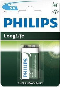 Philips 9 V Longlive - 1 Stuks