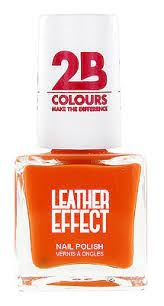 2b Leather Effect Orange 616 - Nagellak 9,5ml