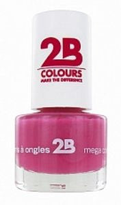 2b Mega Colours Frosted Pink 007 - Nail Polish 5,5ml