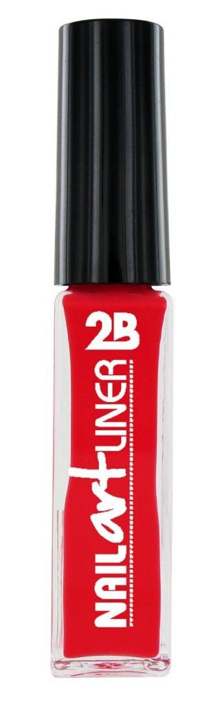2b Nail Art Liner Coral Red 14 - Nagellak 8ml