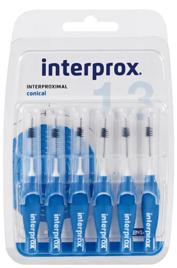Interprox Interdental Conical 3,5-6mm Blauw - 6 Stuks