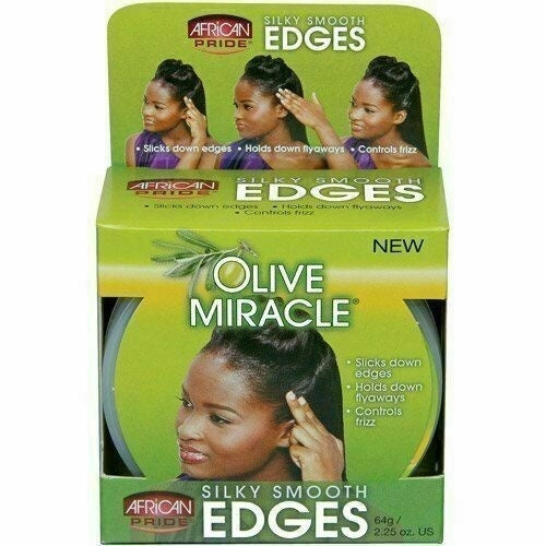 African Pride Olive Miracle Silky Smooth Edges 64 Gram