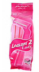Laser Ii Lady Wegwerpmesjes - 10 Stuks