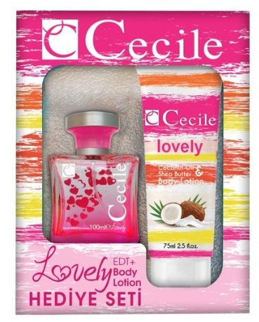 Cecile Women Lovely Cadeauset Edt Spray 100 Ml & Bodylotion 75 Ml - 1 Stuks