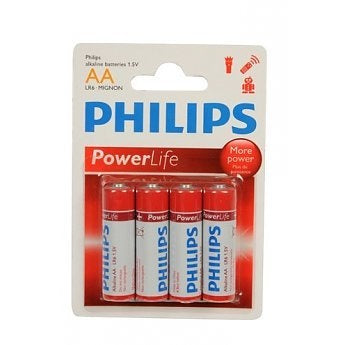 Philips Powerlife Aa 4 St - 1 Stuks