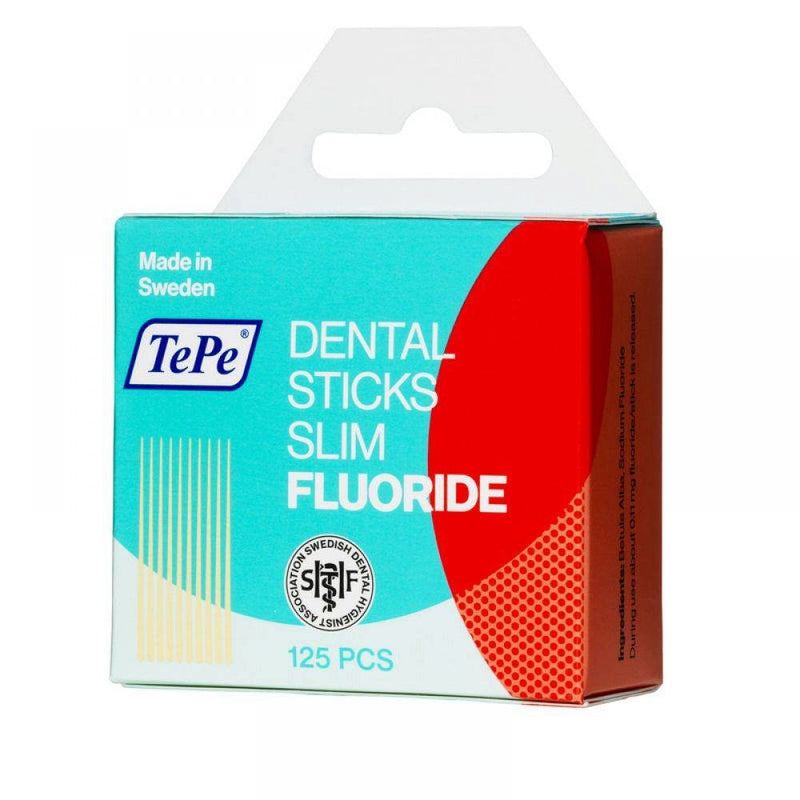 Tepe Tandenstokers Hout Dun Met Fluoride - 125 Stuks