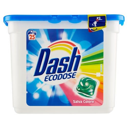 Dash Wasmachinetabs Ecodose Color - 25 Tabs