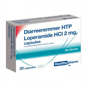 Healthypharm Diarree Remmer 2mg - 20 Capsules