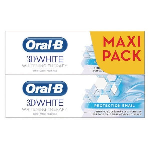 Oral-B 3d White Protection Email - Tandpasta 2x75ml 