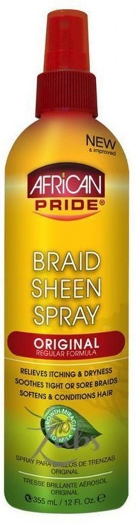 African Pride Brain Sheen Spray 355 Ml