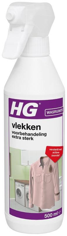 Hg Vlekken & Plekken Voorbehandeling Extra Sterk - 500 Ml