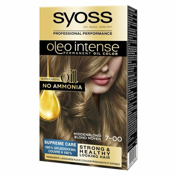 Syoss Oleo Intense Haarverf - Middenblond 7-00