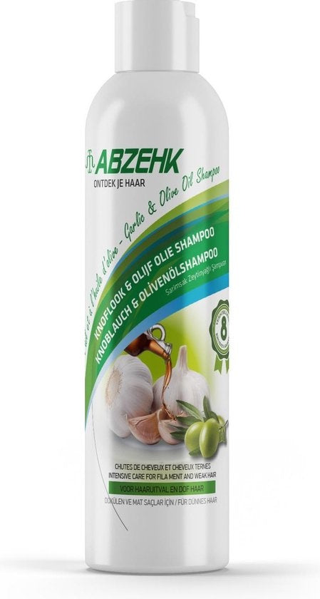 Abzehk Knoflook & Olijf Olie - Shampoo 500ml