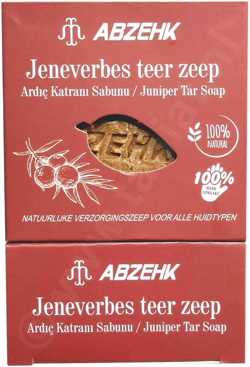 Abzehk Zeep - Jeneverbes Teer 150gr