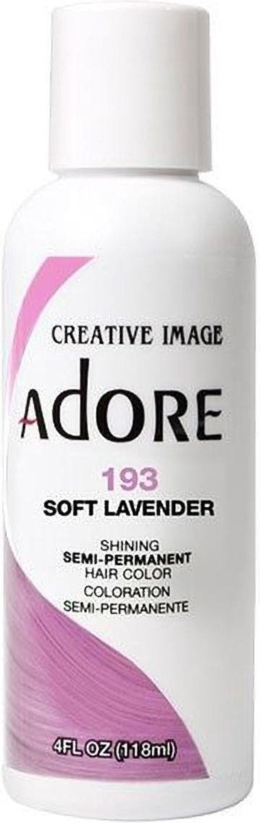 Adore Semi-Permanent Haarverf - Soft Lavender Nummer 193 118ml
