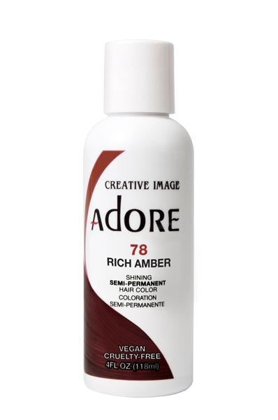 Adore Semi-Permanent Hair Color - Rich Amber 78 118 Ml