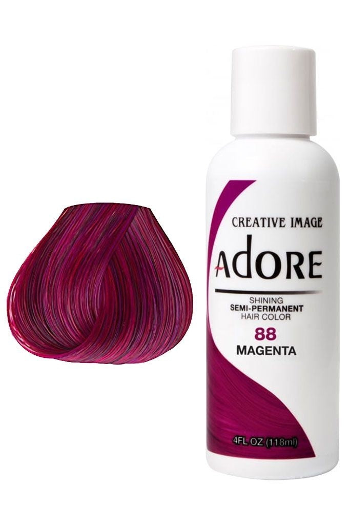 Adore Semi-Permanet Hair Color - Magneta 88 118 Ml