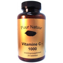 Puur Natuur Vitamine C 1000mg - 25 Tabletten