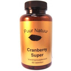 Puur Natuur Cranberry Super - 60 Tabletten