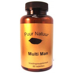 Puur Natuur Multi Man - 60 Tabletten