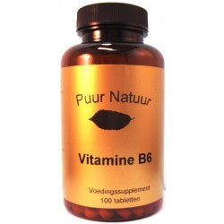 Puur Natuur Vitamine B6 -100 Tabletten