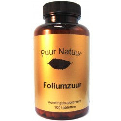 Puur Natuur Foliumzuur - 100 Tabletten