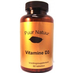 Puur Natuur Vitamine D3 - 60 Tabletten