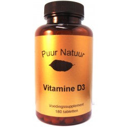 Puur Natuur Vitamine D3 - 180 Tabletten