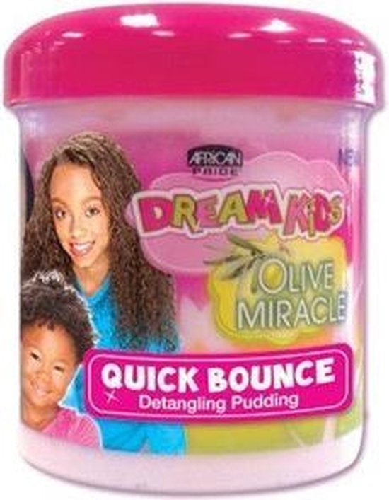 African Pride Dream Kids Olive Miracle Quick Bounce Detangling Pudding - 425 Gr